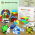 12 Pack Set Pack, 2x2 3x3 4x4 Vdealen Speed Cube Puzzle Cube Pyramid Dodecahedron Mirror Skewb Snake Ivy Infinity