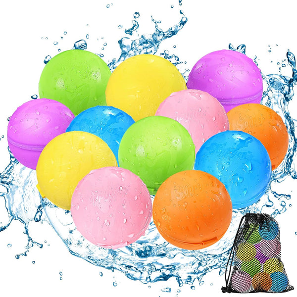 SOPPYCID Reusable Water Bomb Balloons - Summer Toy Water Toy for Kids - Outdoor Activities Water Games Toys