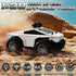 720P 1:28 RC Cars with Camera Remote Control Truck with HD FPV Camera, All-Terrain Remote Control Car with Body Light