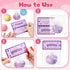 BAYSING 24 Pack Valentines Day Cards for Kids School, Squeeze Stress Balls Sensory Relief Balls Toys, Valentine Day