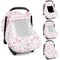 Baby Car Seat Cover Winter, Windproof Carseat Covers for Newborn with 2