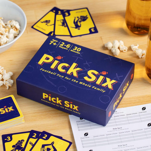 New! Football Fun in a Box! Strategic Card Game for Boys, Girls, Kids, and Families who Love Football. Great for Parties, Game Night, Tailgates, and Birthdays. 2-6 Players, Ages 7+.
