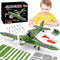 BESTYMXY Model Airplane, Assembly Building Set 1:32 Scale Airplane Model Metal Toys, STEM