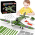 BESTYMXY Model Airplane, Assembly Building Set 1:32 Scale Airplane Model Metal Toys, STEM