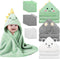 Generic 14 PCS Baby Towels, 3 PCS Soft Hooded Baby Towels & 11