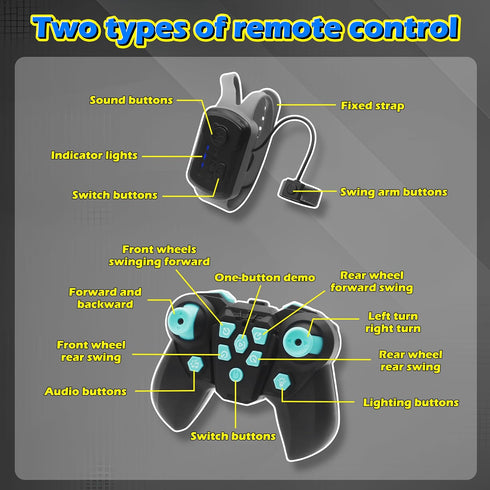 8WD Gesture Sensing Stunt RC Cars, Toys Gifts for Kids 6-12 Year Old Boys Girls, 2.4Ghz Remote Control Cars with Cool