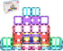 PicassoTiles PT42 Magnetic Blocks, See-Through Shape STEM Toys for Boys & Girls 3+, Educational Playset Compatible with
