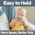 8 3M+, Dolphin Silicone Teether Toy with Texture Zones, Easy Grip for Little Hands, Ages Babys Aid (Olive)