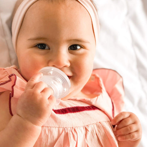 Freezable Pacifier for Teething | BPA Free Silicone | Teething Relief for Babies 0-9 Months | Made in USA