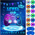 ASTARON Pin The Button on The Video Game Party Game: 30 Video Game Button Stickers, Game Theme Birthday Party Supplies