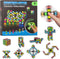Magnetic Fidget Spinner Mini-38 Blocks, Glow Magnet Cube & Transformable Fidget Spinner