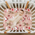 SDMKA 27x39 Inch Cute Christmas Pattern Crib Sheets for Boys Girls - Portable Microfiber Fitted Crib Sheet for Playard