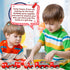 30 Pcs Mini Pullback Fire Truck Toy, Small Red Emergency Vehicles for Firefighter Party Supplies, 10 Styles