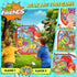 Gadetouq 6-1 3 4 5 6 7 8 Dino Bean Bag Toss Game Toy for Kids, Cornhole Board Outdoor Toys for Toddlers, Easter Gifts