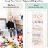 Closet 5-Tier Clastyle Rainbow Over the Door Organizer Cloud Nursery Hanging Storage Organizer for Girls Clothes Diaper