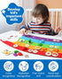 3 4 5 Coogam Rainbow Alphabet Learning Toy, Magnetic Letters and Mini Figures Sorting Matching Game, Fine Motor