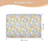 siphylline 52" 34" Colorful Cartoon Cats Extra Large Resuable Toddler Mattress Pads Highly Absorbent Pads for Bed