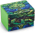 Deck Box for MTG Cards, Trading Card Storage Box Holds 120+ Sleeved Commander Deck, PU Leather