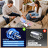 VXXCK 1-2 Automatic Card Shuffler for Decks Dual Motor Not Stuck Card Automatic Sensing Function Rechargeable Card