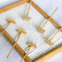 6PCS Zen Garden Mini Bamboon Rake - Tabletop Rock Sand Garden Tools Accessories Small Sandbox Kits Japanese Zen Gift