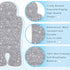 Summer Pinkunn Gel Car Seat Baby Cooling Pad for Breathable Stroller Cooler Pad Multifunctional Carseat Cooling Mat