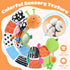 Baby Toys Musical Caterpillar Interactive Multicolored Infant Toy Crinkle Rattle Soft with Ring Bell Stuffed Cuddly