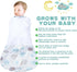 Swaddle,3-6 Months,3-Way Blanket,100% 0.5Clouds&Starry BSTOPPT Newborn Sleep Sack Baby Adjustable Wearable Rayon Cotton