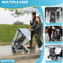 Clear Stroller Rain Cover, Universal Stroller Accessories, Waterproof Travel Weather Shield with Breathable Ventilation