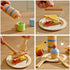 Set, 32 Playset 3+ PairPear Wooden Play Food Pcs Pretend Play Kitchen & Picnic with Carry Bag, Play Kitchen Accessories
