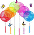 6 Pack Telescopic Insect Catching Nets - Butterfly & Fishing Nets - Nature Exploration Toys for Kids