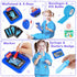 IVENRXIU 17 Set 3-5, Doctor Kit for Kids, Pcs Medical Play with Bag and Dress Up Costume for Toddlers Pretend Play Toys