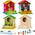 Liliful DIY Wooden Birdhouse Kit - Paint and Paintbrushes Art Crafts for Boys Girls Adults, Indoor Outdoor Craft (1