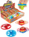 IPIDIPI TOYS Spineez Light Up Flying Saucer Spinning Tops 12-Pack UFO Spinner