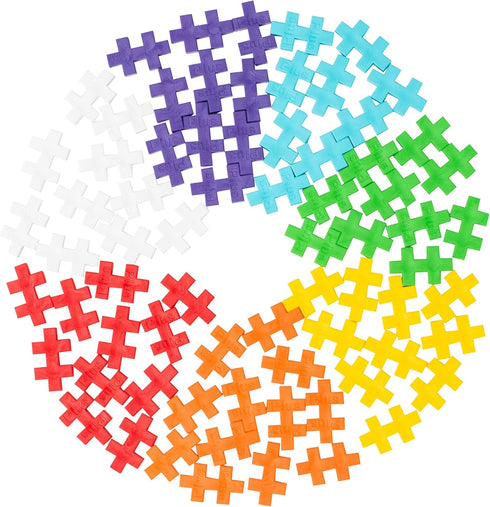 PLUS PLUS - 70 Piece Rainbow Mix, Construction Building Stem/Steam Toy, Interlocking Mini Puzzle Blocks