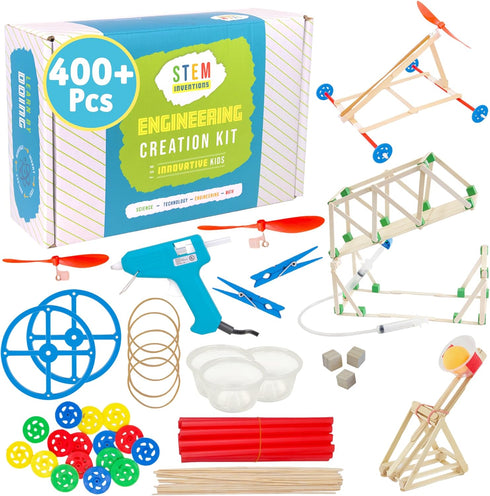 STEM Craft Kit 25 Engineering Project Ideas, Complete STEM Project Kit with