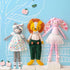 Stephen Joseph Tiny Dancers Stuffed Doll, Elsie Elephant for Child or Toddler, Toy Room Decor
