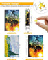 (4 Packs) Mini Jigsaw Puzzles for Adults Double-Sided Puzzle with Reference Blueprint, Micro Puzzle, Comes