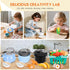 Funpynani 130Pcs Playset, Kitchen Toddler Pretend Cooking Play Pots, Pans, Utensils Cookware, Daily Food Fruit Veges