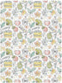 miaozhen 1 Pack 52x28 Cotton Baby Crib Sheets Soft Cute Doodle Drawings Flower Fruit Cake Colorful Crib Mattress Sheet