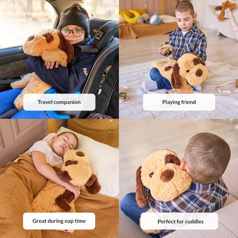 5 Lbs ODOXIA Weighted Stuffed Animal for Anxiety | | Calming & Comforting | Dog Stuffed Animal Sensory | Weighted Plush