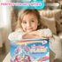 Wings Giant Shimmery Unicorn Floor Puzzle, 50 Pieces Large Jigsaw Puzzle for Kids Ages 4-8, Educational Unicorn Toys
