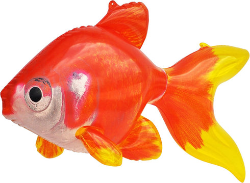 Jet Creations Inflatable Aquatic Animal Pack: 4pc Shark, Dolphin, Goldfish, Starfish, Crab, Penguin - 20+ inch Long