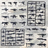 Pack, Set 50+ WW2 U.S. Second Edition Military Weapons Military Toy Gun for Classic Building Blocks, Pieces Army