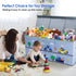 37.712.515.7 Inch decalsweet Toy Box Chest for Kids, Collapsible Oxford Toy Storage Box with Handles for Boys, Extra