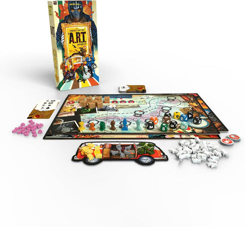 The A.R.T. Project | Cooperative Strategy Board Game | Card Drafting, Zone of Control Game | Coop and Solo Play for