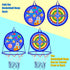 2 in 1 Basketball Hoop and Dart Board - 14" for Kids, Sports & Outdoor Play Birthday Gift Toys