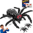 Nurcazo Remote Control Spider, Wall Climbing Spider with LED Red Eyes, Climbs Smooth