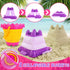 50Pcs 2 Backpack Summer Elovien Beach Sand Toys, Sandbox Toys with Collapsible Buckets, Mesh Bag, Shovels, Ice Cream
