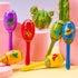 JOYIN Cinco De Mayo 6 PCS Mini Wooden Maracas for Kids, Mexican Fiesta Party Favors and Noisemakers