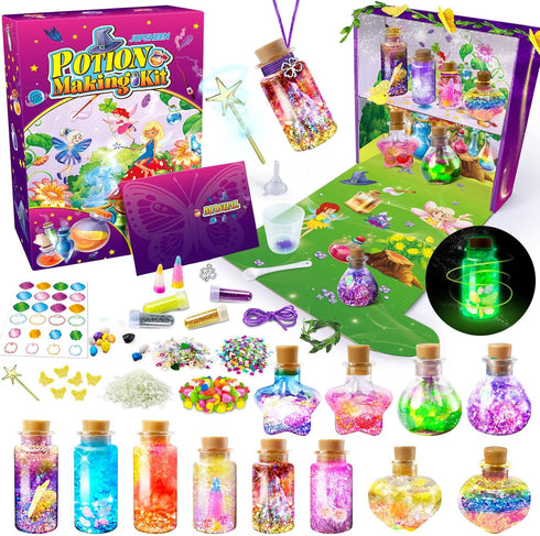 JOPSHEEN Potion Making Kit for Kids, DIY 12 Potions, Crafts Toys Christmas Birthday